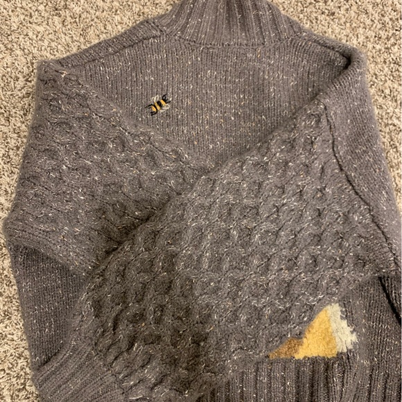 Anthropologie Pilcro Bear Cardigan Sweater 🧸🐝 - Picture 10 of 12